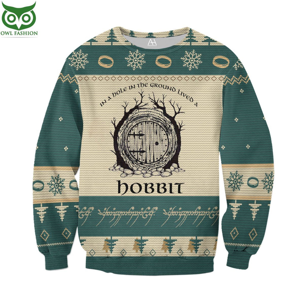 The Hobbit Ugly Sweater Merry Christmas