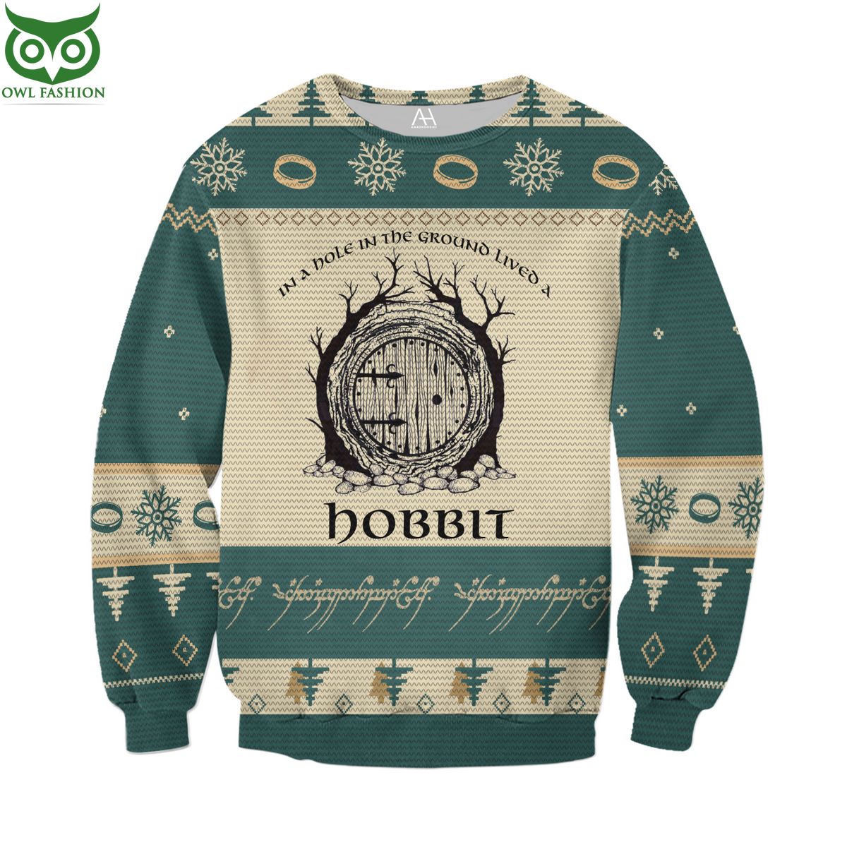 The Hobbit Ugly Sweater Merry Christmas