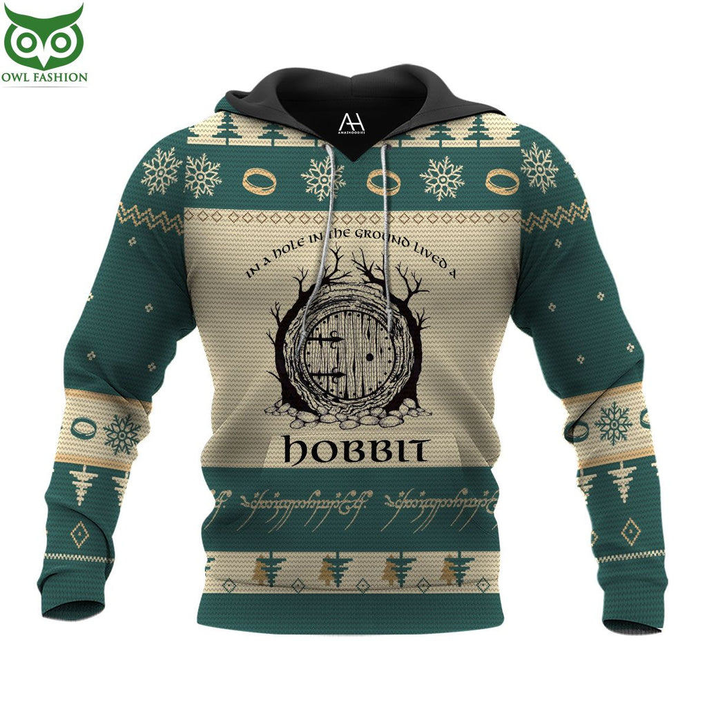 The Hobbit Ugly Sweater Merry Christmas