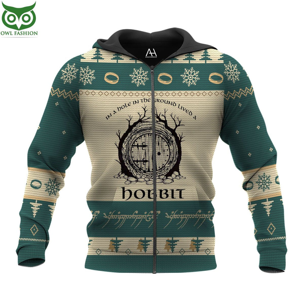 The Hobbit Ugly Sweater Merry Christmas