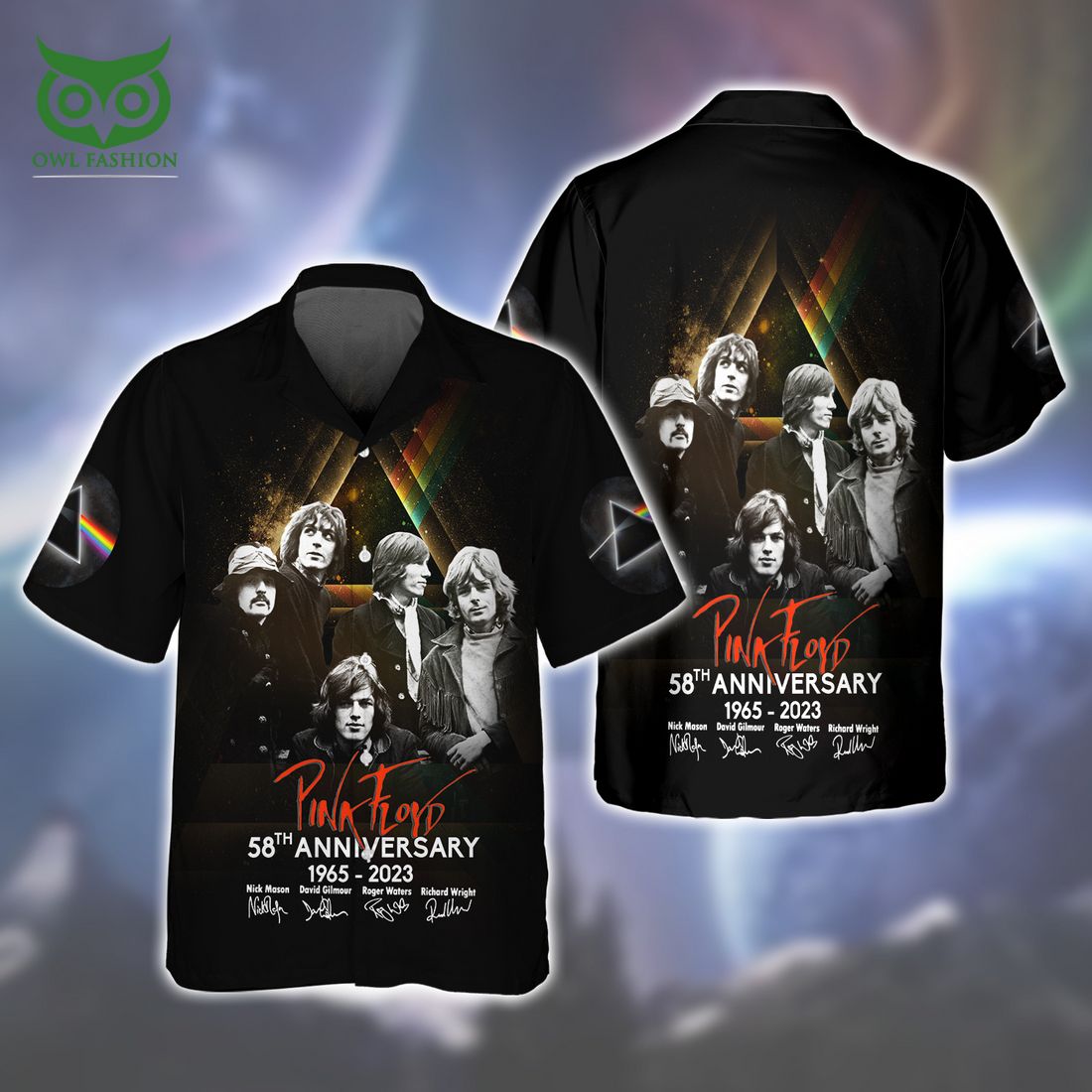 The Memories Pink Floy 58th anniversary Black 3D Shirt