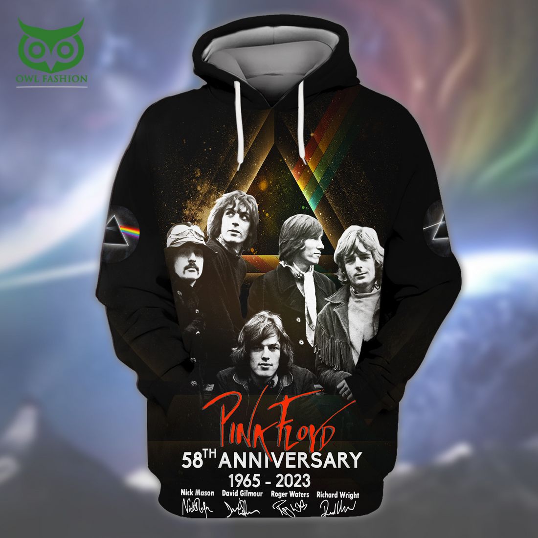 The Memories Pink Floy 58th anniversary Black 3D Shirt