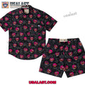 The Muppets Drummer Black Hawaiian Shirt Beach Short