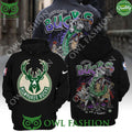 The Myth of Milwaukee Skull Bucks NBA Hoodie
