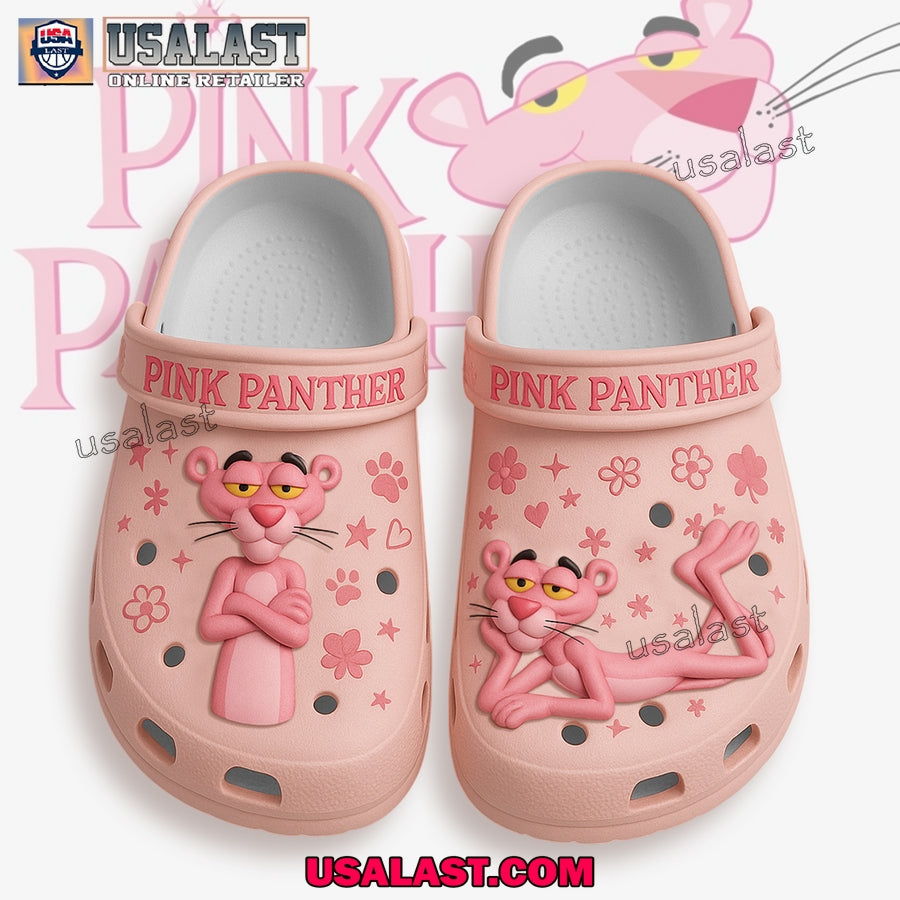 The Pink Panther F1 Team Crocs Clogs Shoes