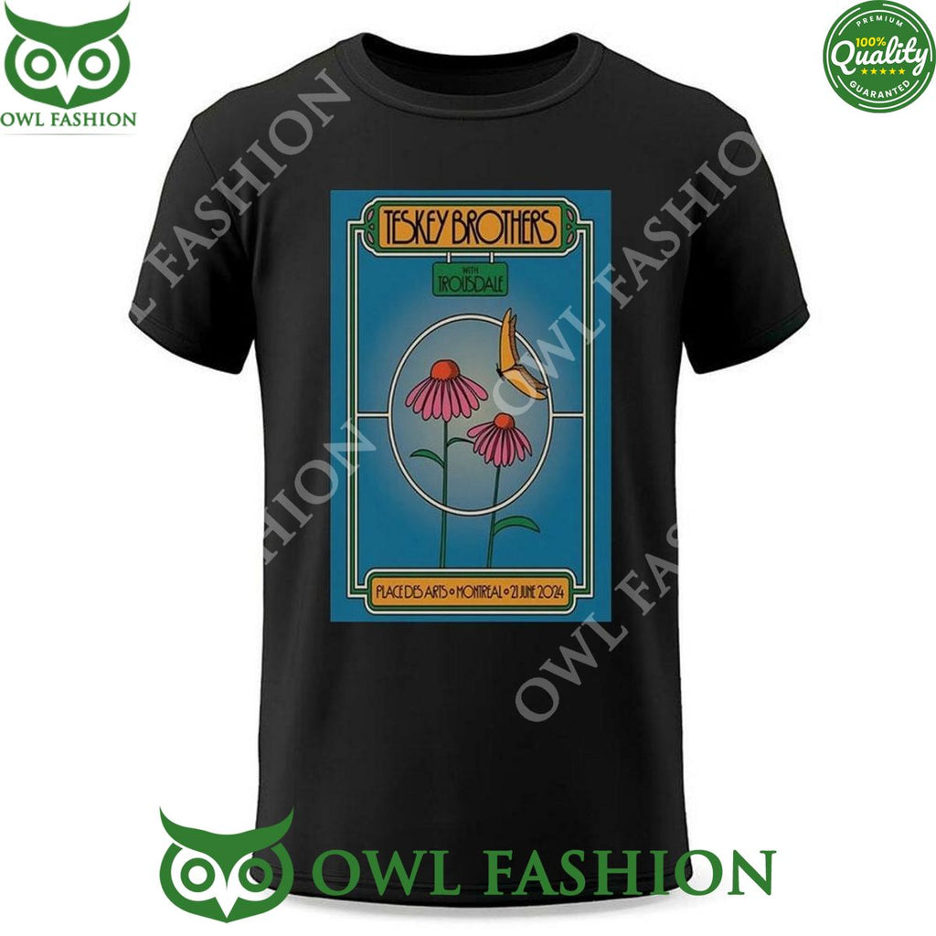 The Teskey Brothers June 21 2024 Place Des Arts Montreal Canada Poster Tshirt Hoodie