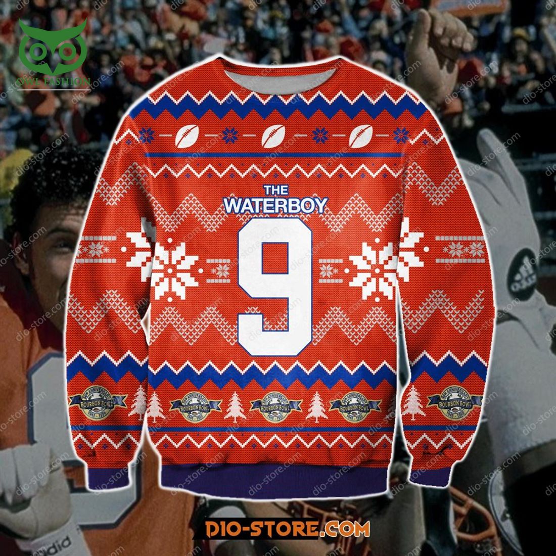The Waterboy 9 Comedy Film 3d Print Ugly Christmas Sweater Sweatshirt Christmas