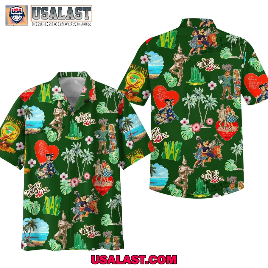 The Wizard Of Oz Tropical Short Sleeve Shirt