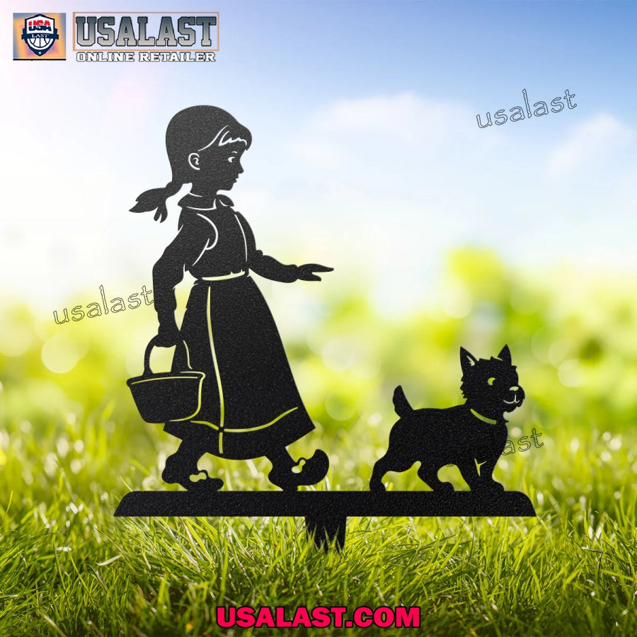 The Wonderful Wizard of Oz Metal Yard Sign, Garden Decoration