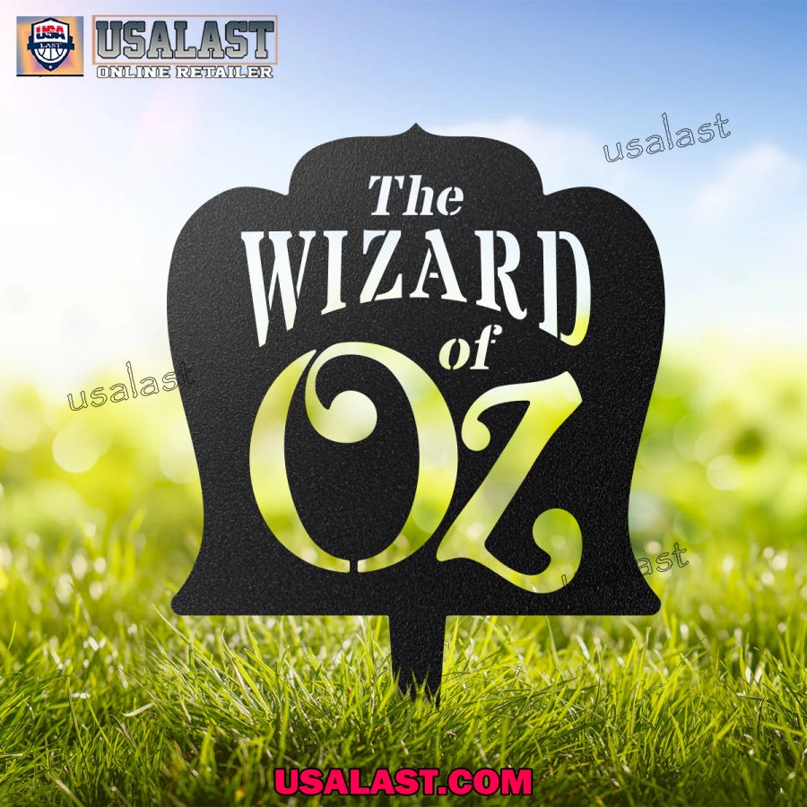 The Wonderful Wizard of Oz Metal Yard Sign, Garden Decoration