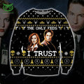 The X Files Knitting Pattern 3d Print Ugly Christmas Sweater Sweatshirt Christmas
