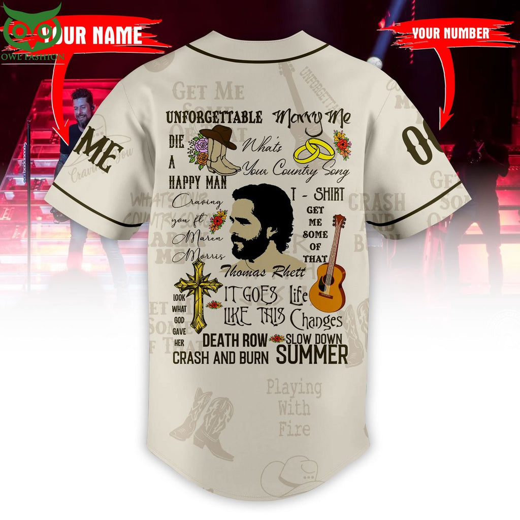 Thomas Rheft Albums Customized Baseball Jersey Shirt