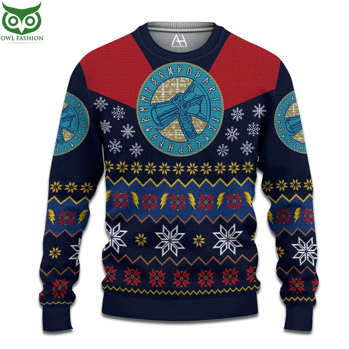 Thor Norse Viking Ugly christmas Sweater