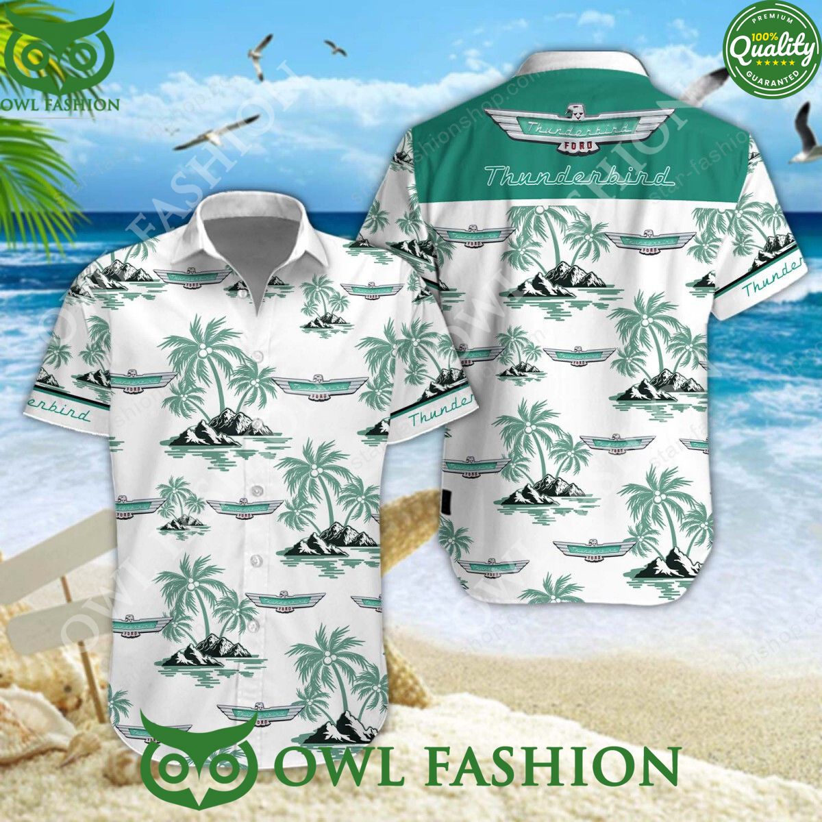 Thunderbird Motor Corporation Limited 2024 Hawaiian Shirt and Shorts