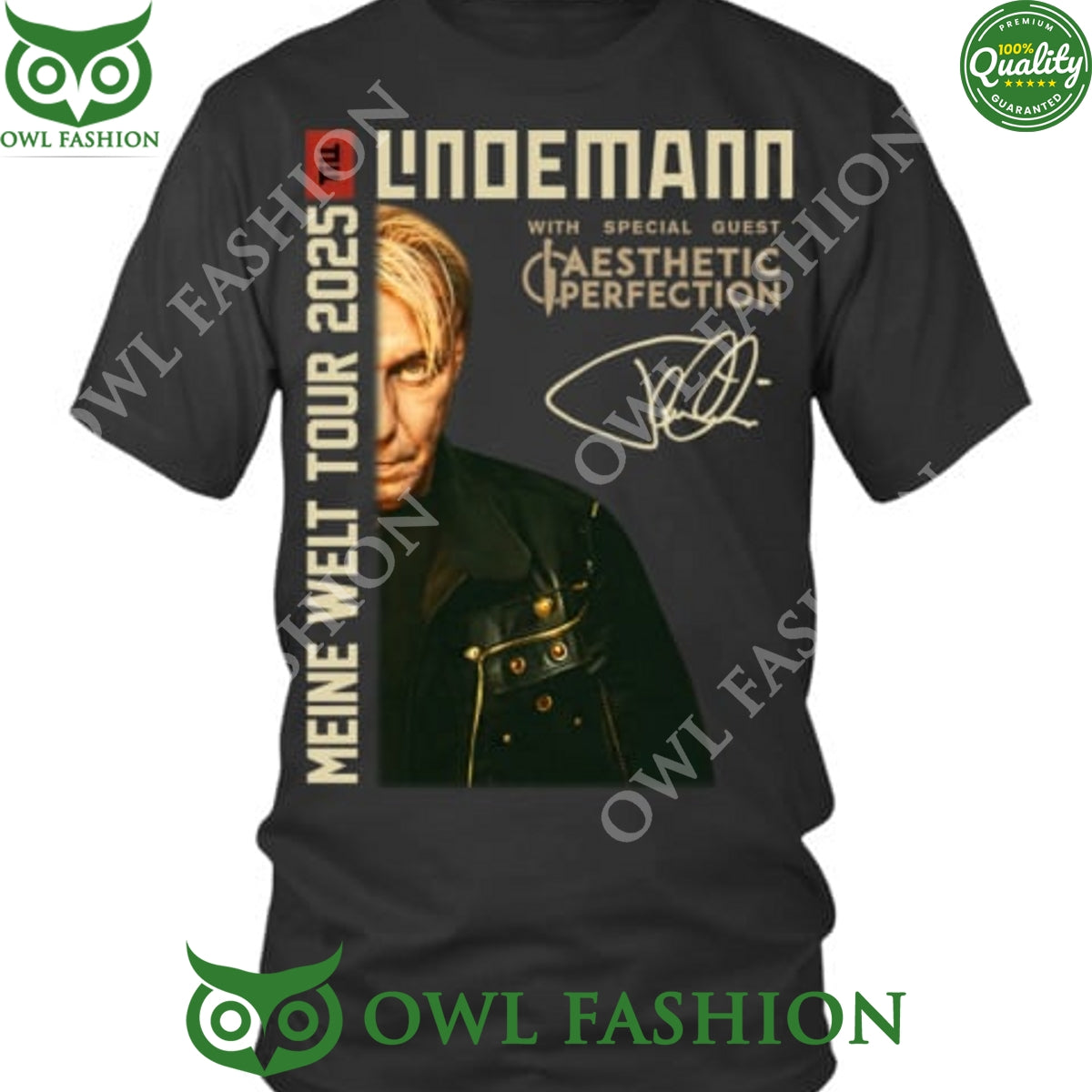 Till Lindemann Meinme Welt Tour 2025 Aesthetic Perfection With special guest t shirt
