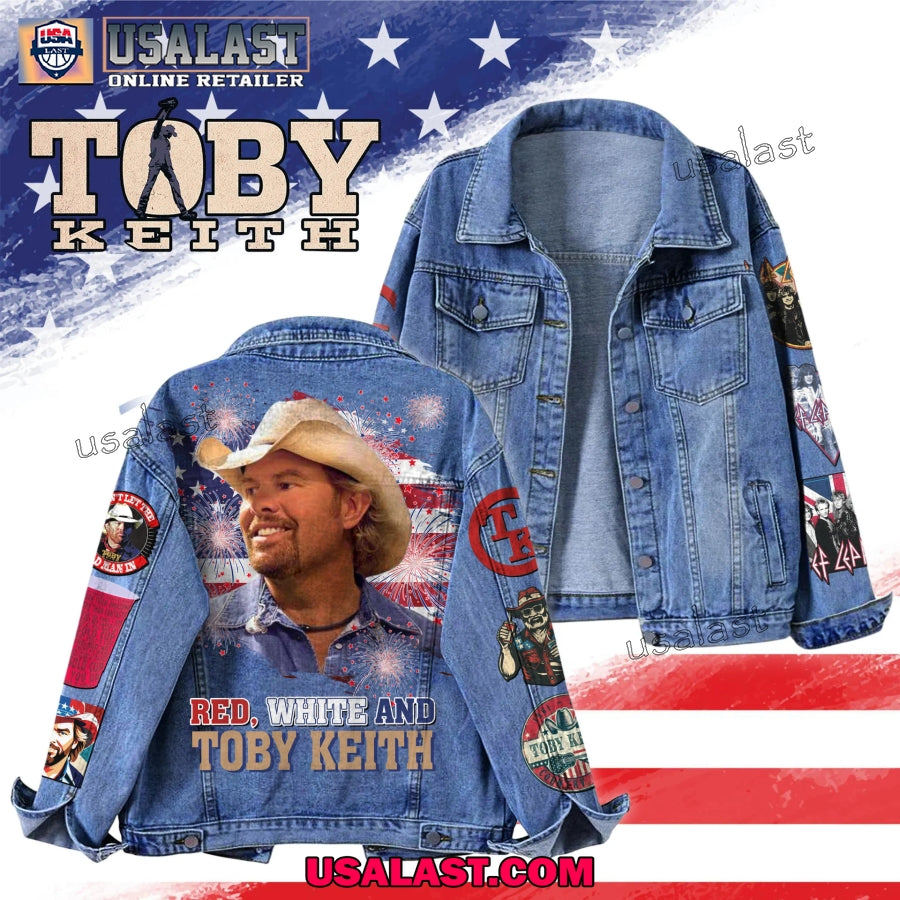Toby Keith Happy 4th Of July Denim Jacket