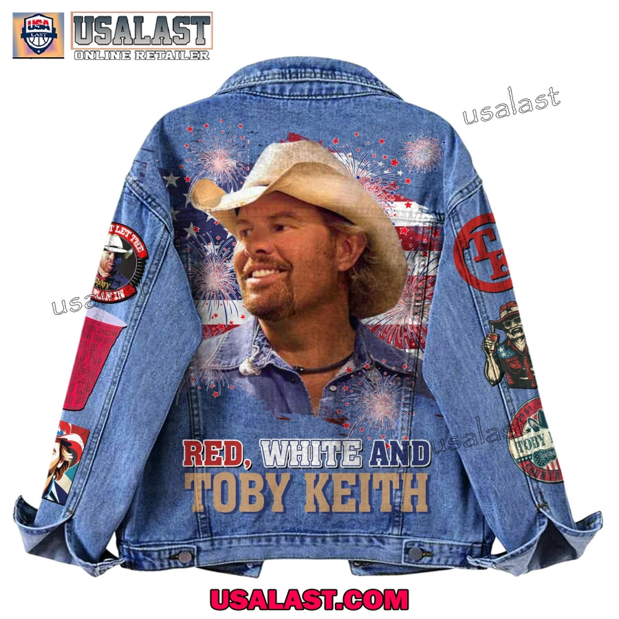 Toby Keith Happy 4th Of July Denim Jacket