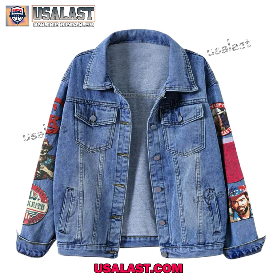 Toby Keith Happy 4th Of July Denim Jacket