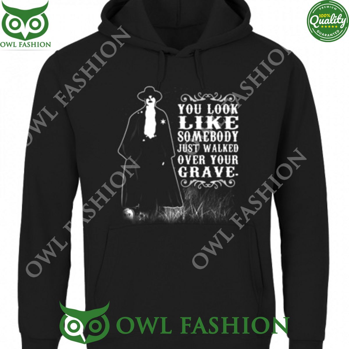 Tombstone You look like somebody just walked over your grave 2d t shirt