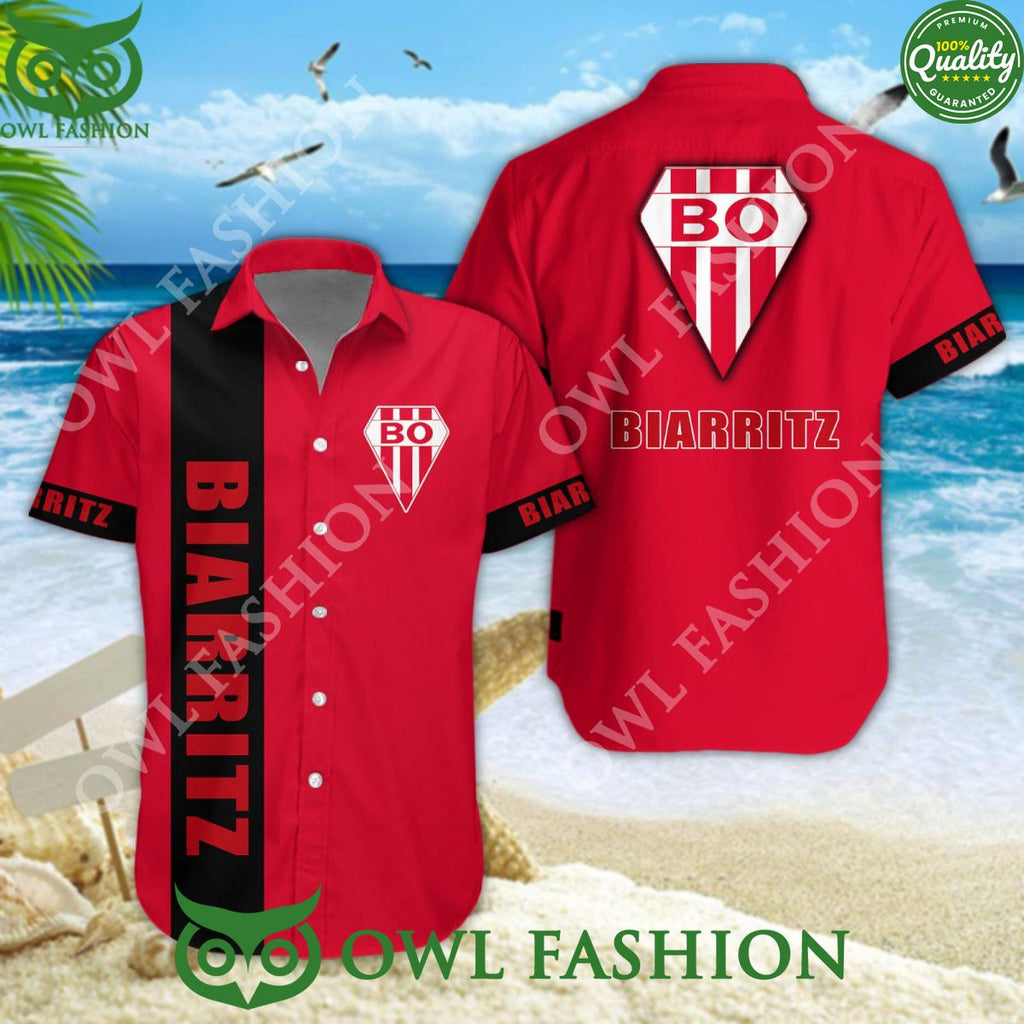 14 Rugby France Biarritz Olympique Limited Hawaiian Shirt