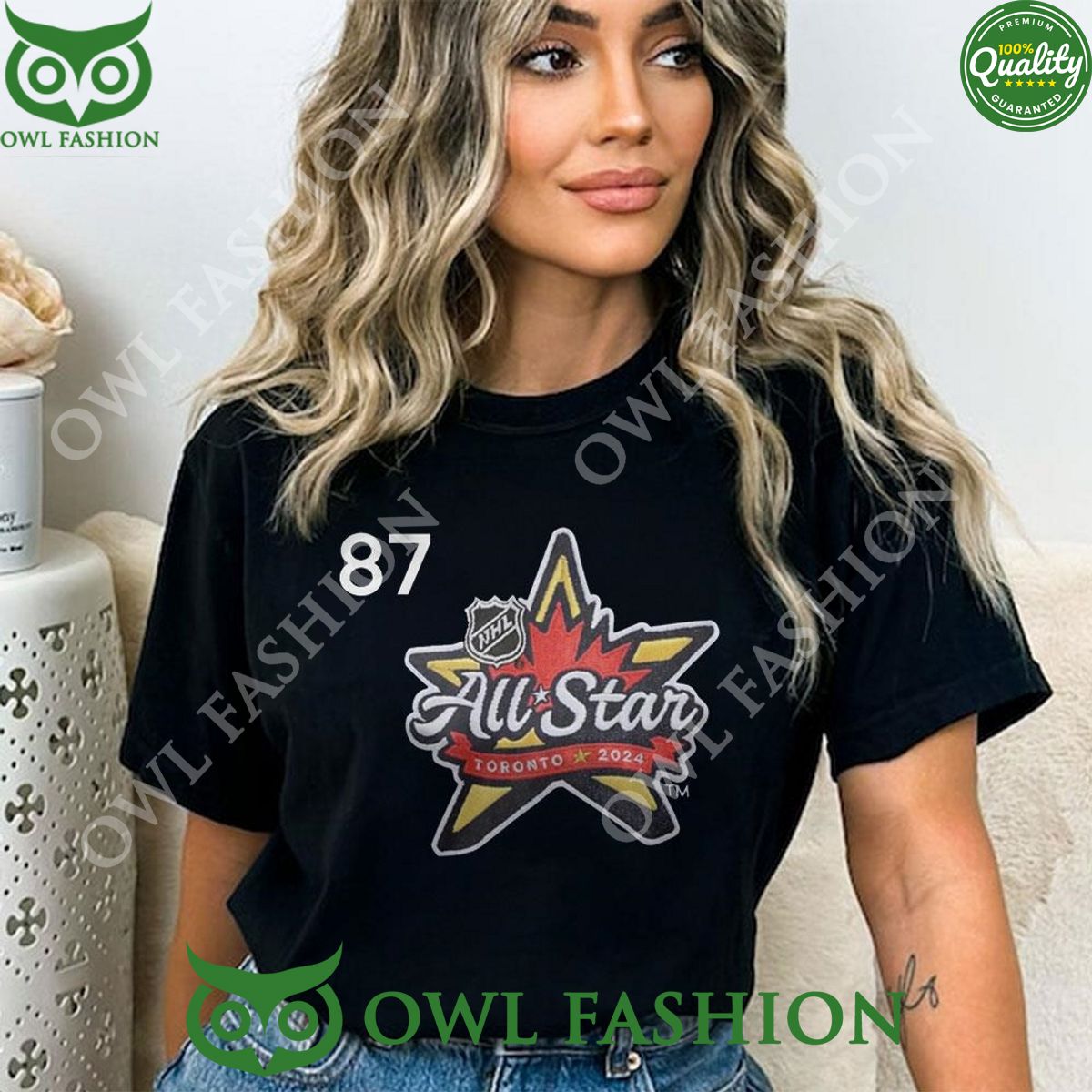 Toronto 87 All Star 2024 black sweatshirt