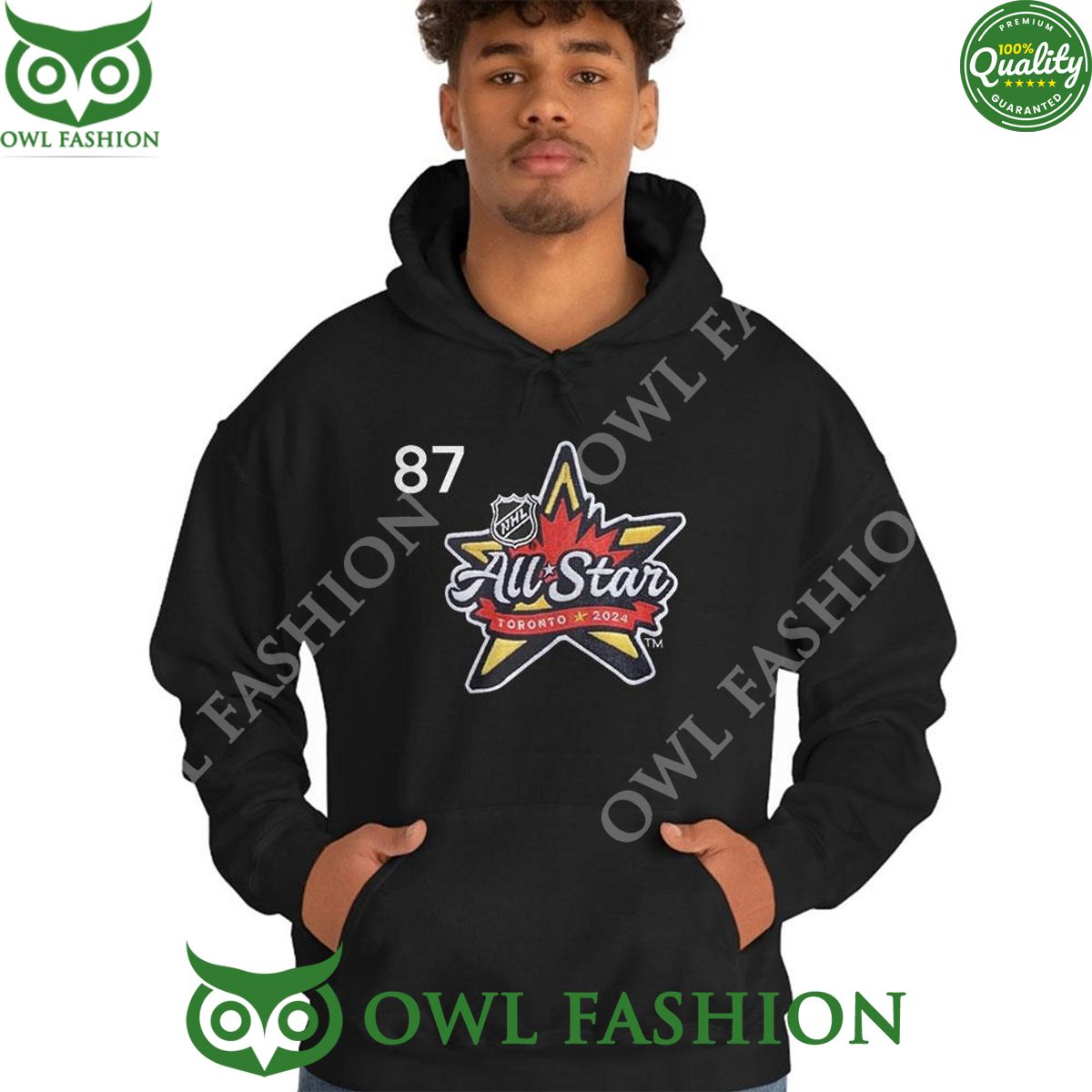 Toronto 87 All Star 2024 black sweatshirt