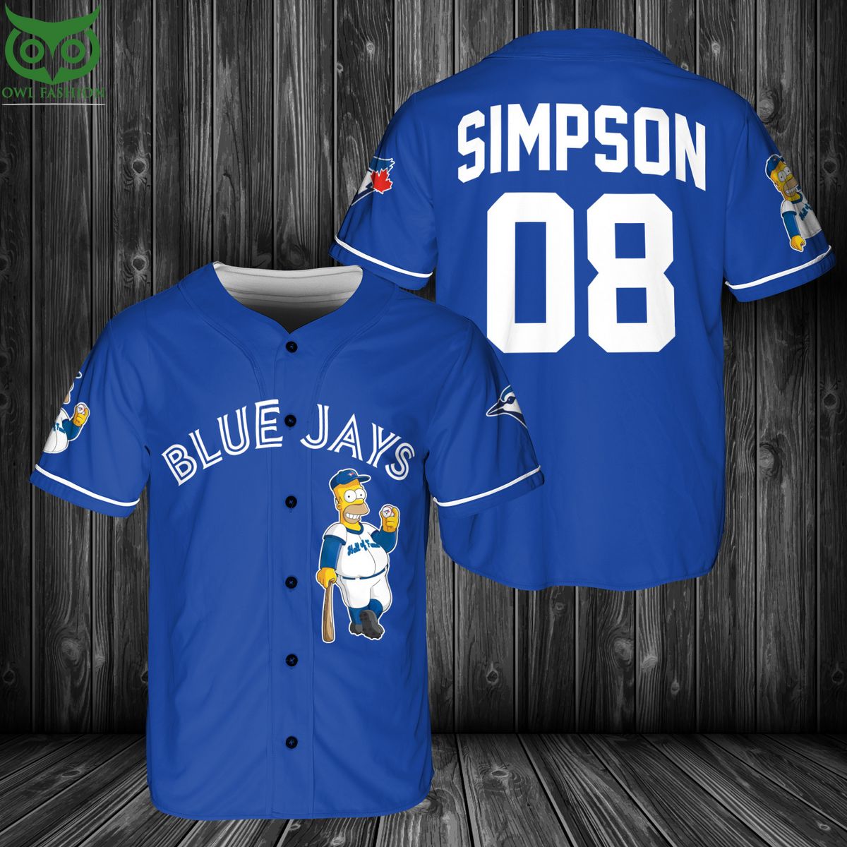Toronto Blue Jays MLB Simpson Baseball Jersey