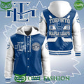 Toronto Maple Leafs National Hockey League 19 17 Hooded Baseball Jacket