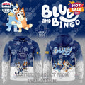 Toronto Maple Leafs NHL Bluey and Bingo Hoodie