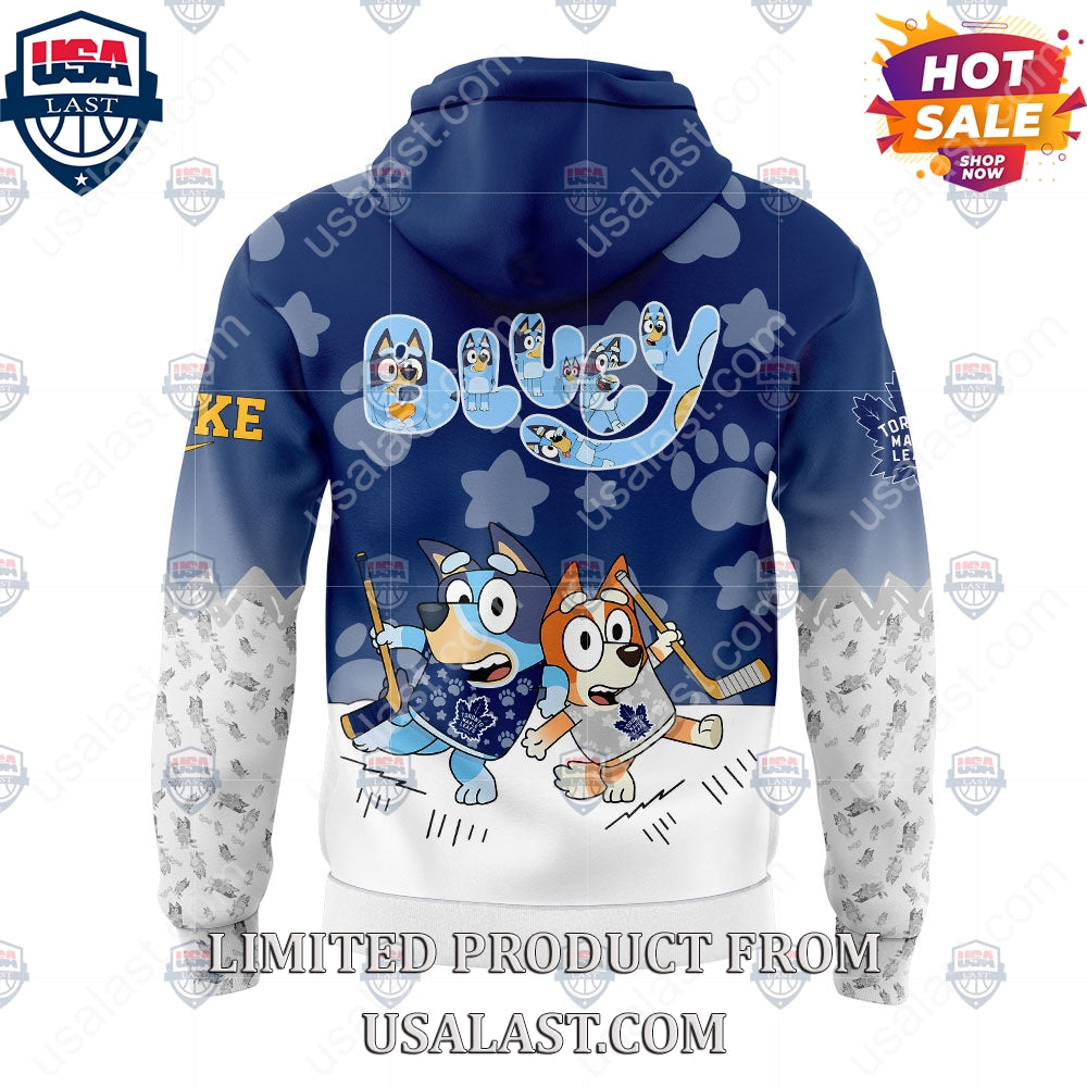 Toronto Maple Leafs NHL Bluey and Bingo Hoodie