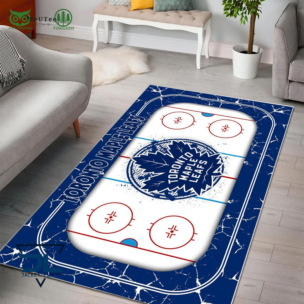 Toronto Maple Leafs NHL Hockey Team Carpet Rug