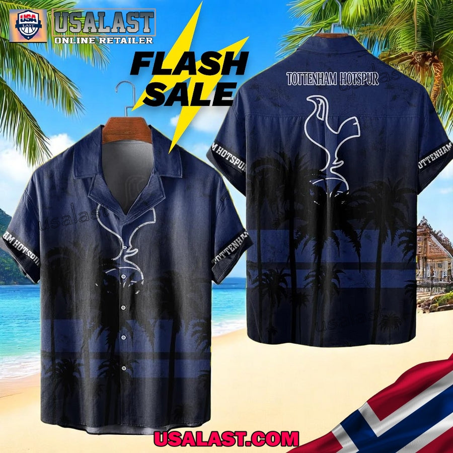 Tottenham FC Coconut Tree Style Hawaiian Shirt