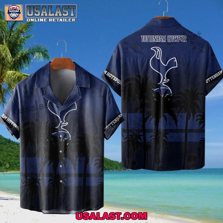 Tottenham FC Coconut Tree Style Hawaiian Shirt