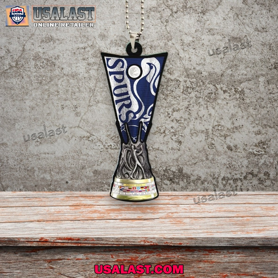 Tottenham Hotspurs 2025 UEFA Europa League Cup Car Oranment