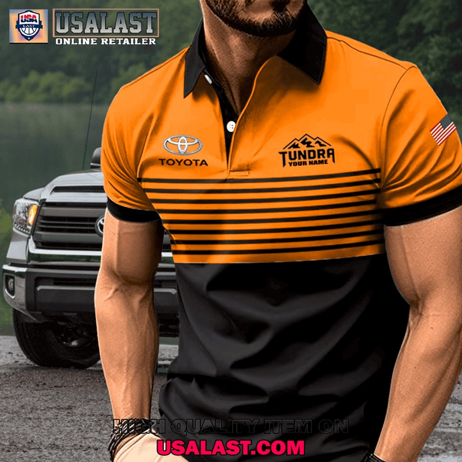 Toyota Tundra Custom Name Men Polo Shirt