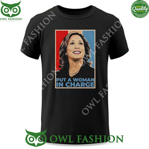 2024 Vintage Put A Woman In Charge Kamala Harris t Shirt