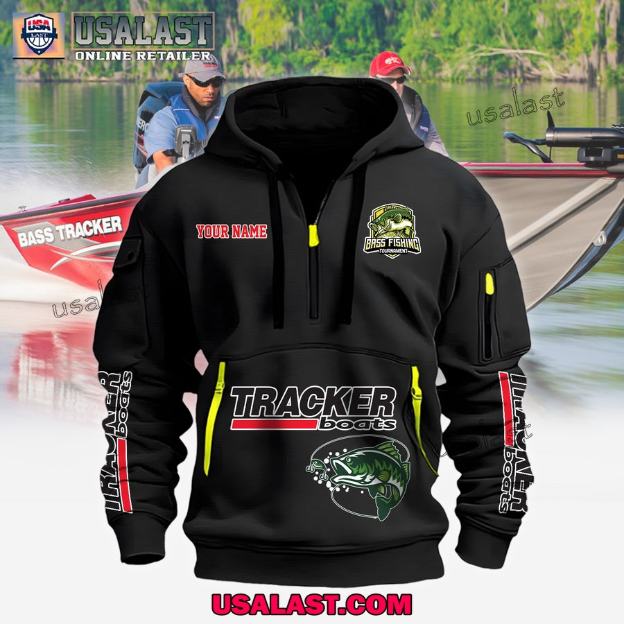 Tracker Boats Fishing Custom Name Heavy Hoodie