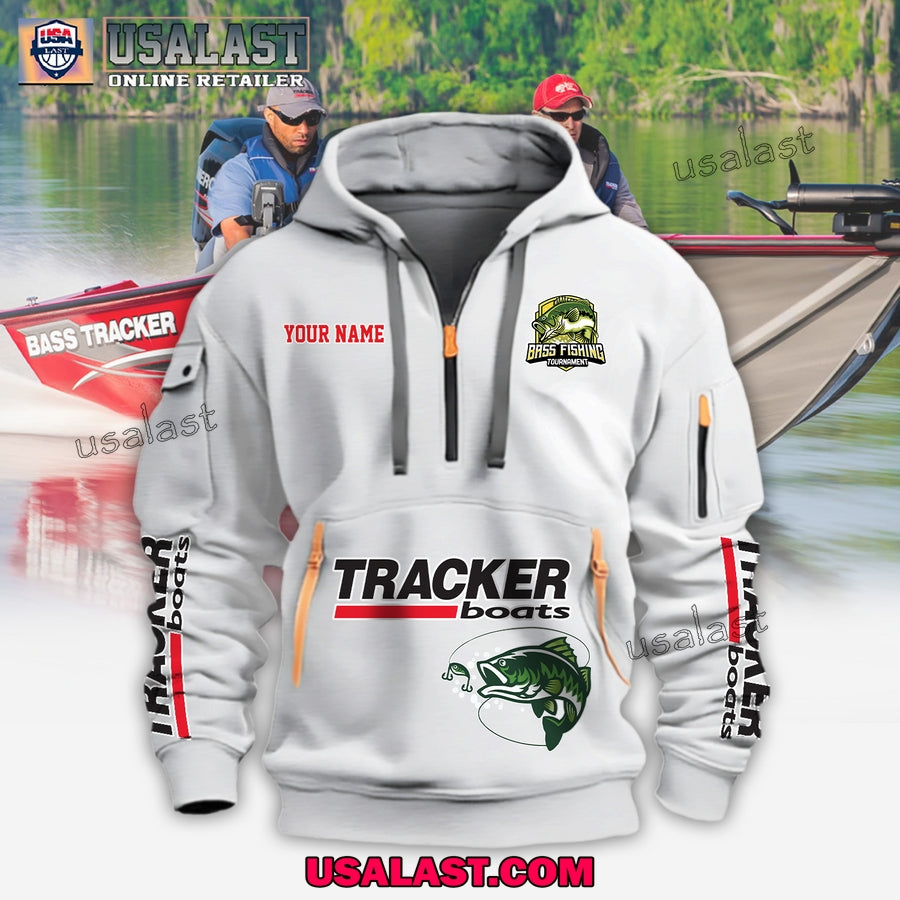 Tracker Boats Fishing Custom Name Heavy Hoodie