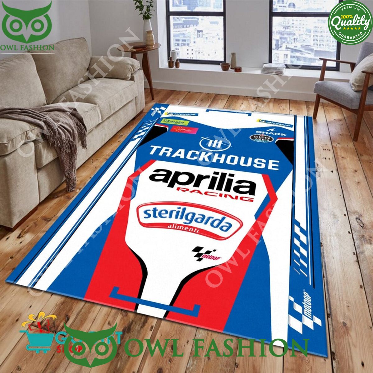 Trackhouse Racing Aprilia Sterilgarda Carpet Rug