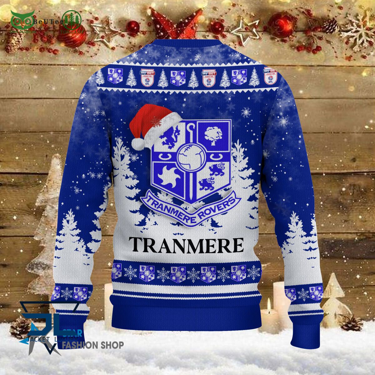 Tranmere Rovers EFL English Football League Champions Ugly Sweater