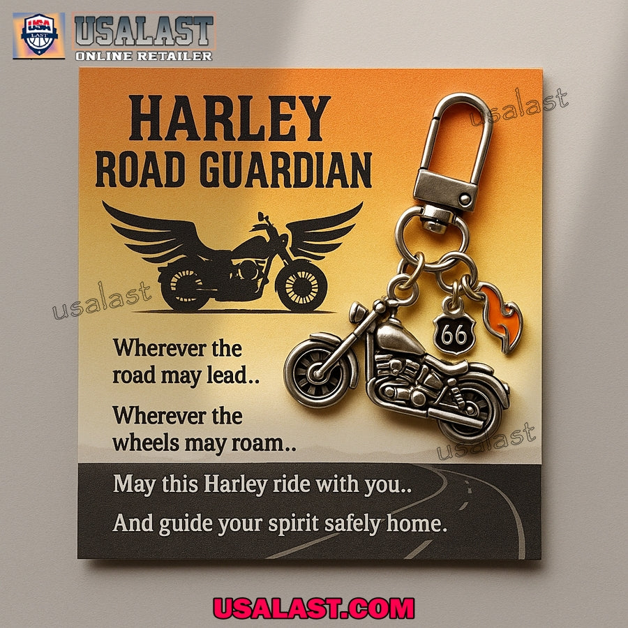 Travel Harley Guardian Multi Charm Keychain