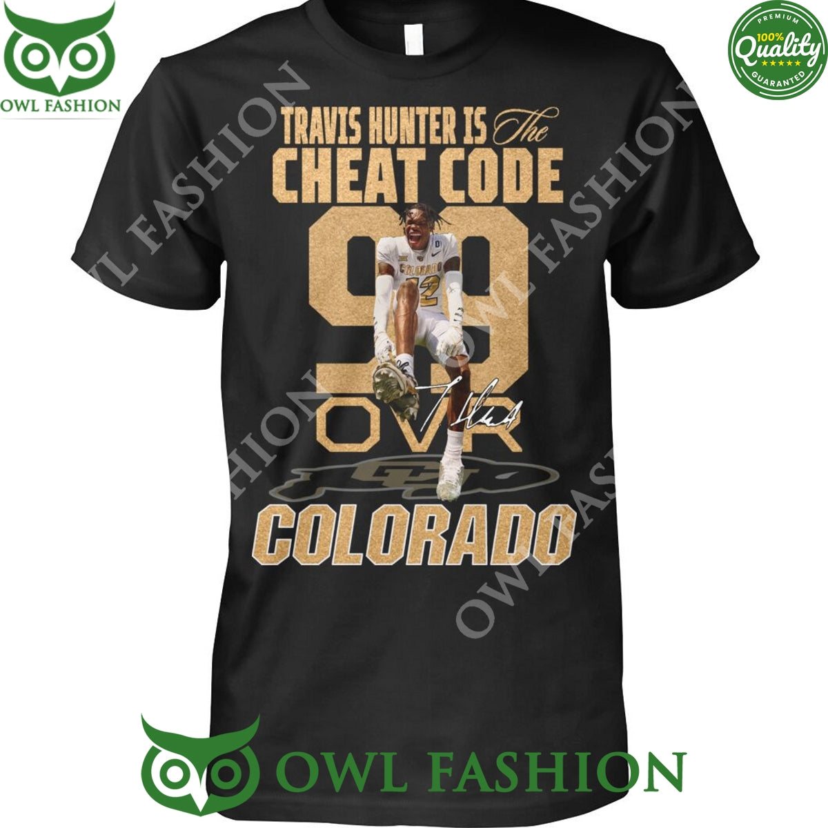 Travis Hunter is the Cheat Code 99 OVR Colorado t shirt