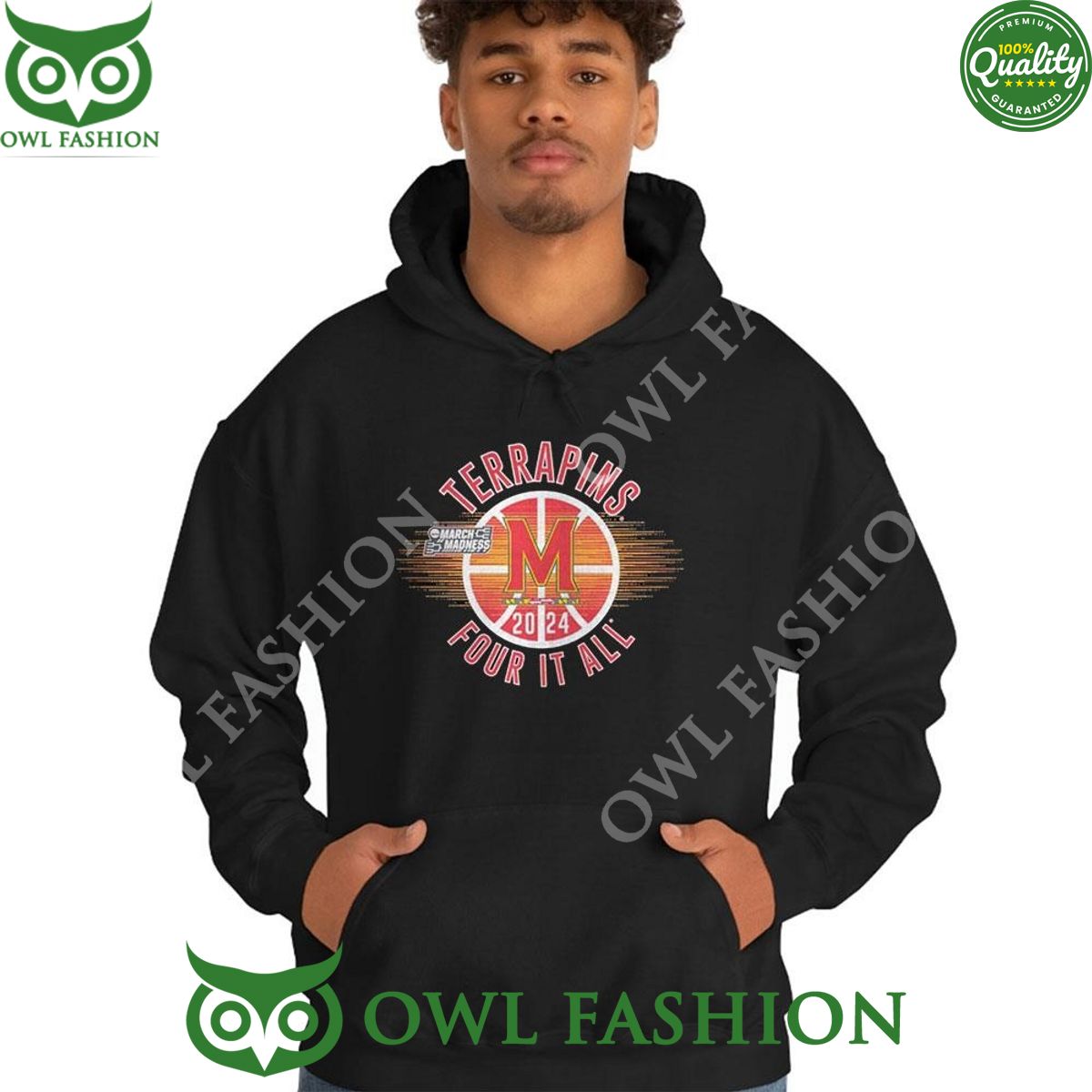 Trending 2024 March Madness Terrapins Four It All Shirt Sweater Hoodie