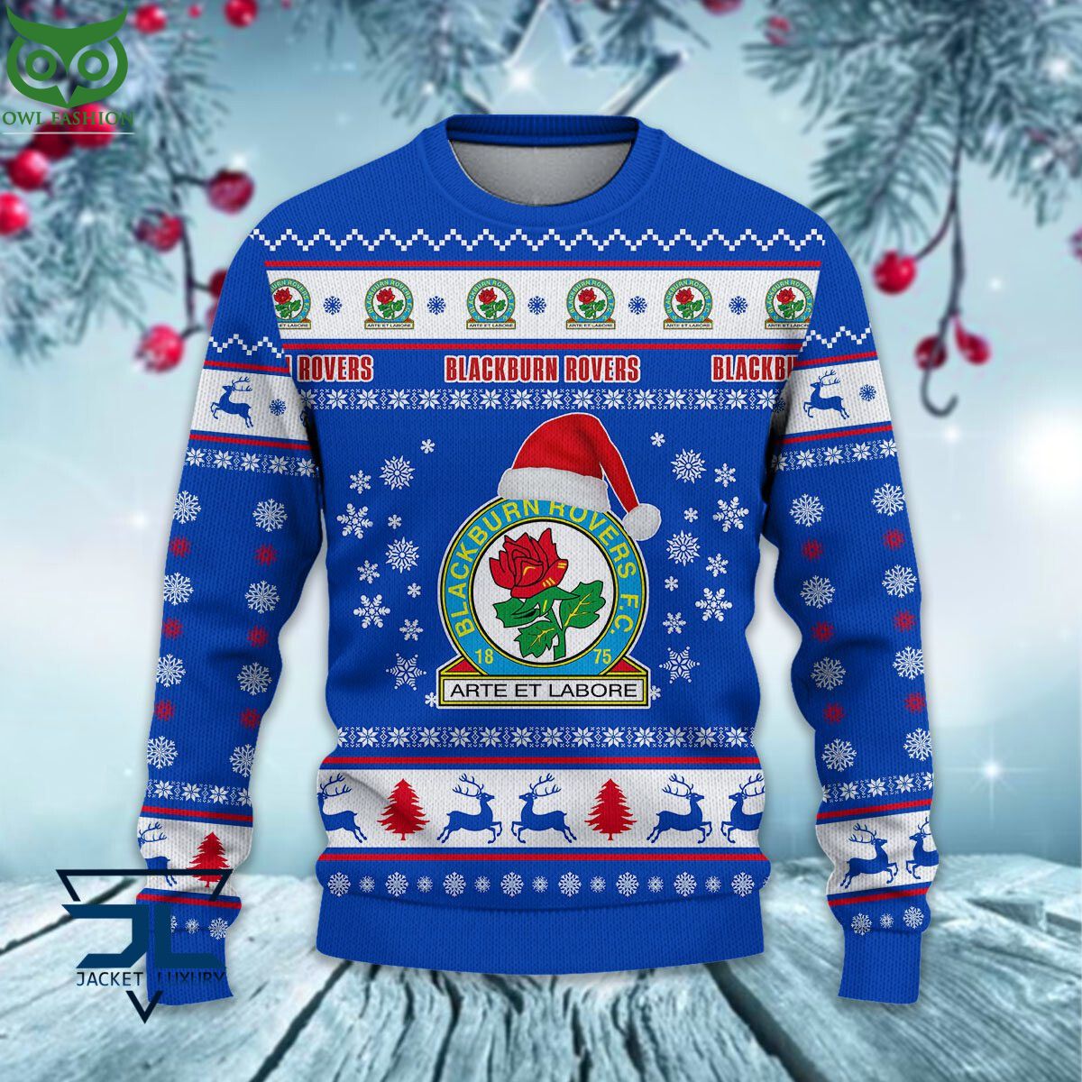 Trending Blackburn Rovers EPL League Cup New Ugly Sweater