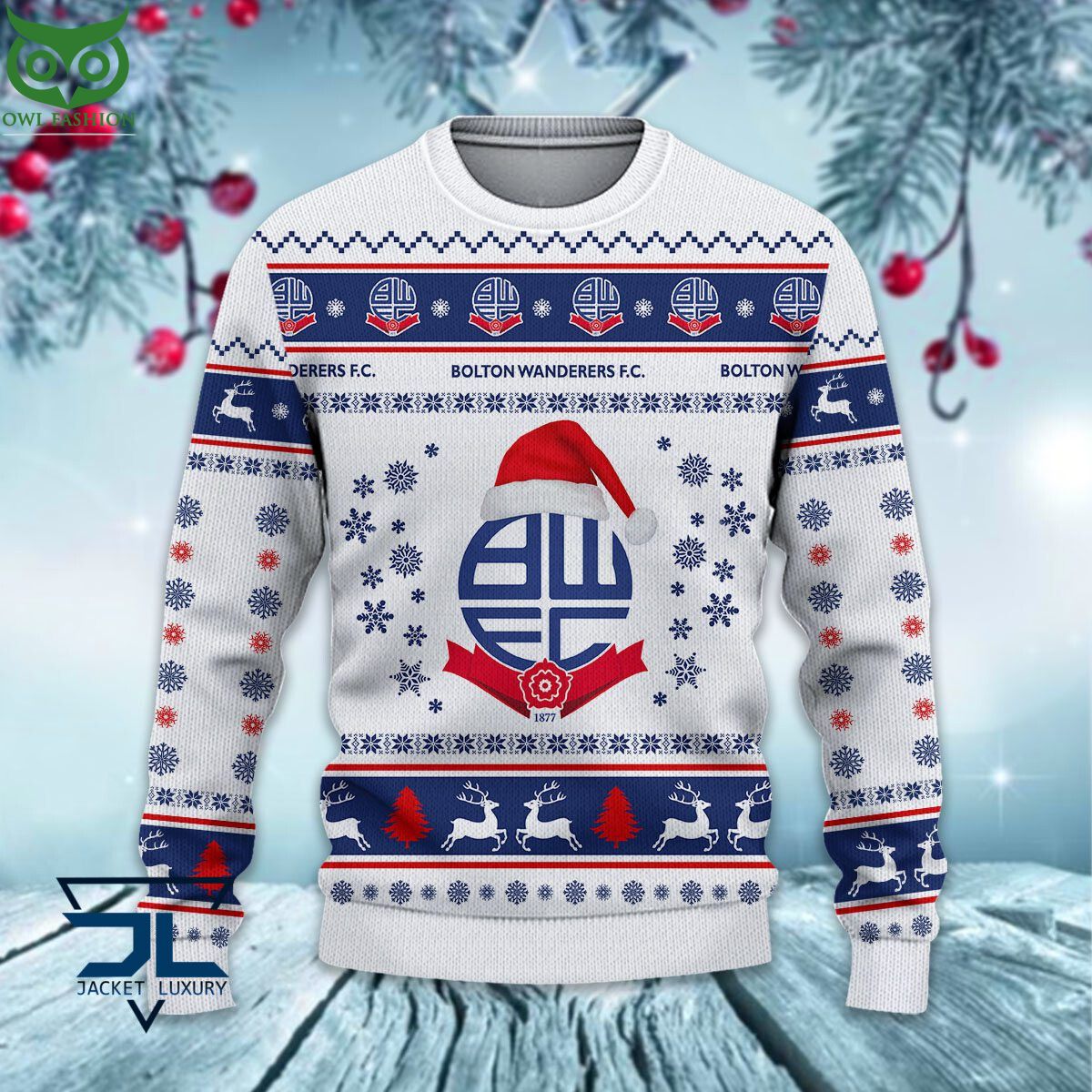 Trending Bolton Wanderers EPL League Cup New Ugly Sweater