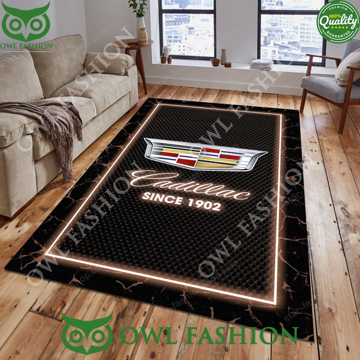 Trending Car Cadilac Living Room Carpet Rug