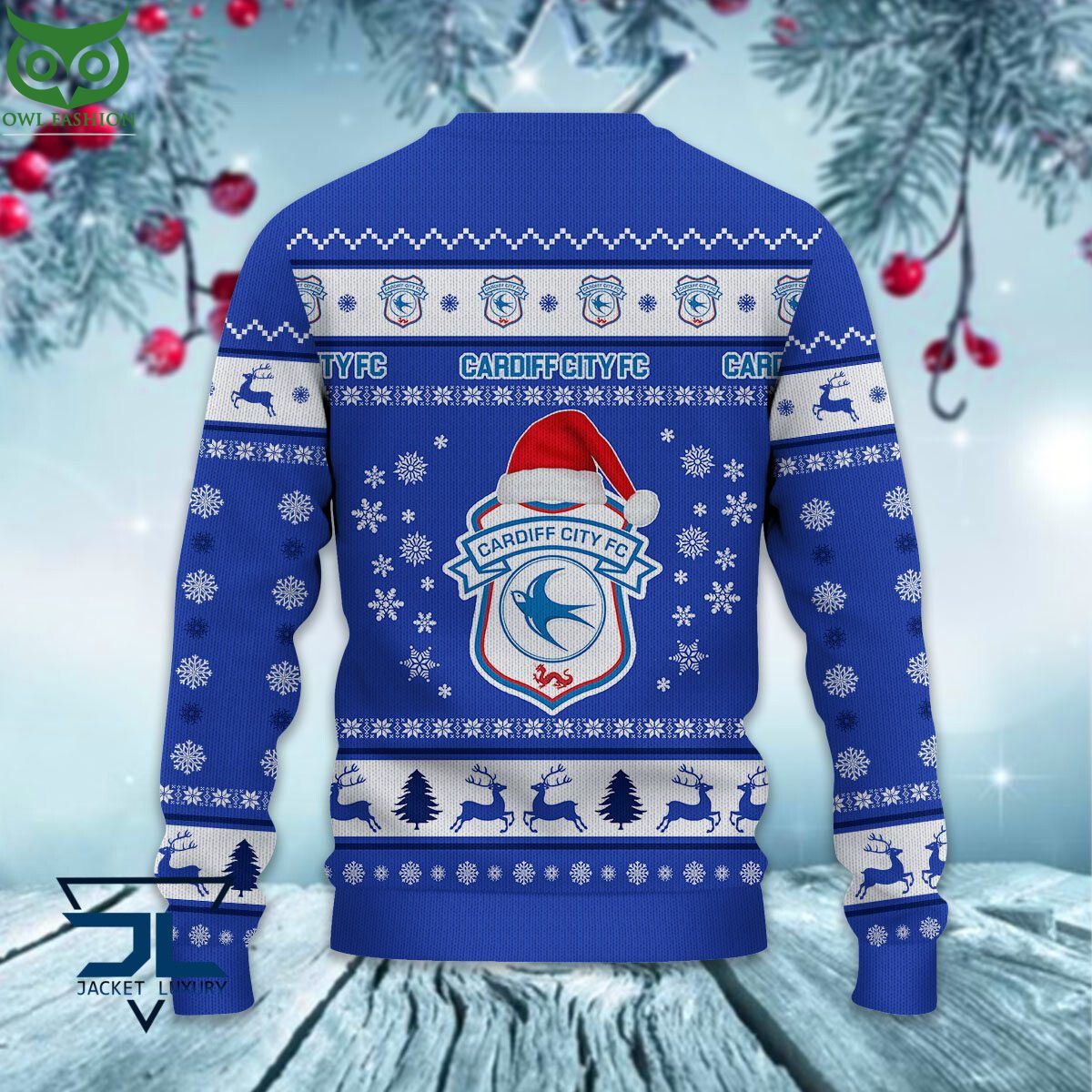 Trending Cardiff City F.C EPL League Cup New Ugly Sweater