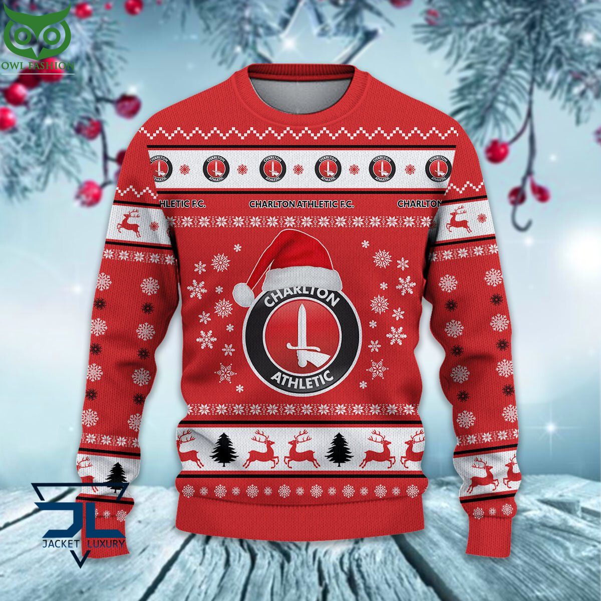 Trending Charlton Athletic F.C EPL League Cup New Ugly Sweater