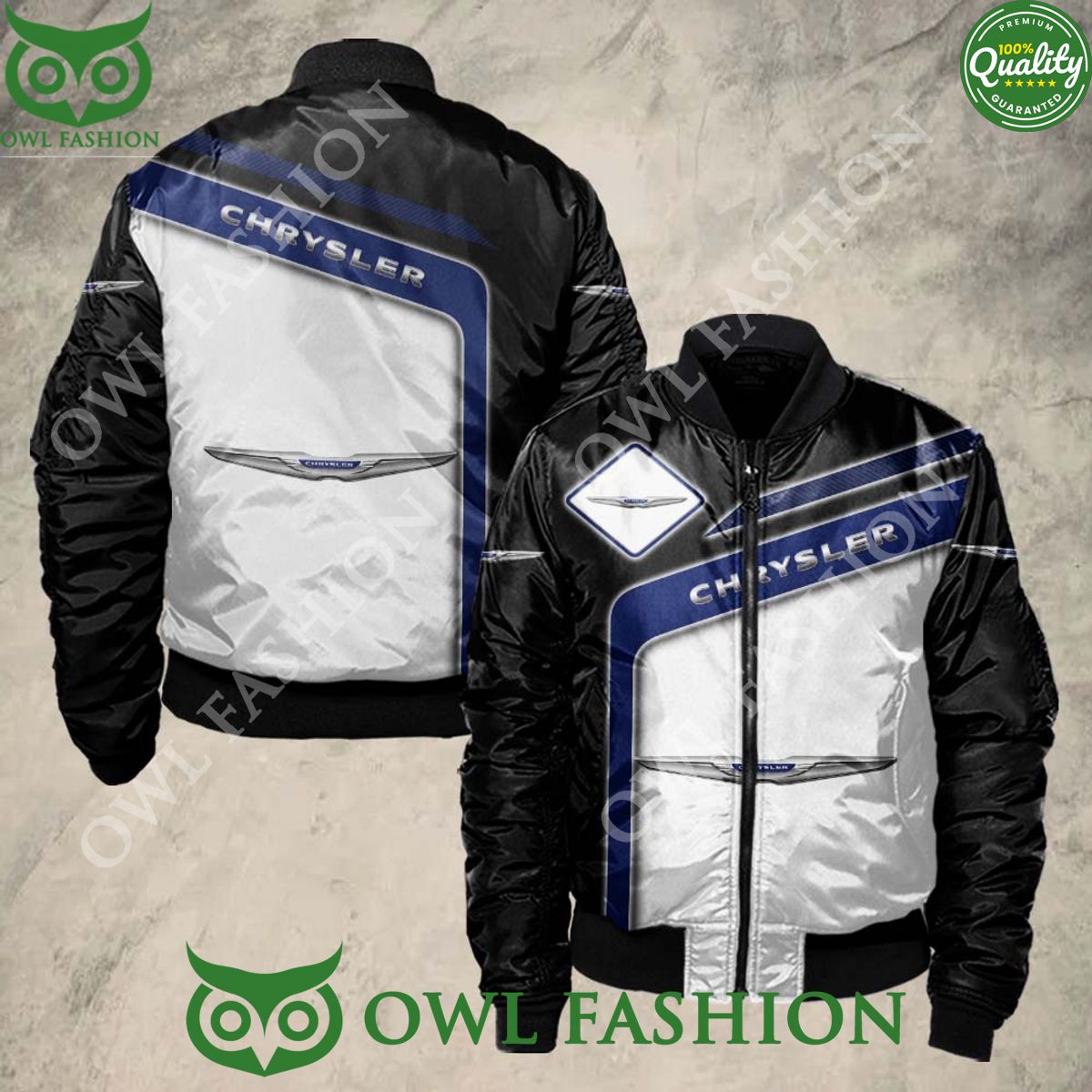 Trending Chrysler Car Sport Bomber Jacket