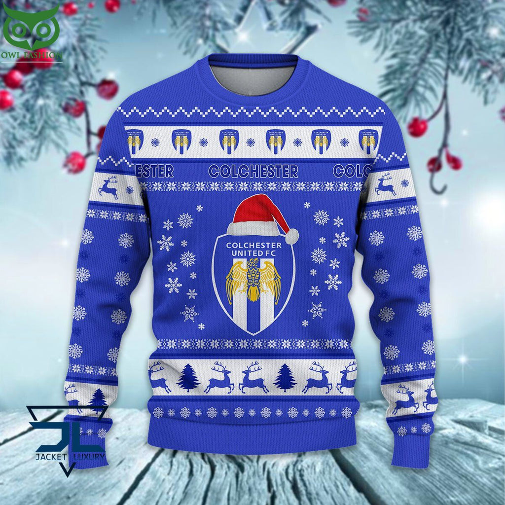 Trending Colchester United EPL League Cup New Ugly Sweater